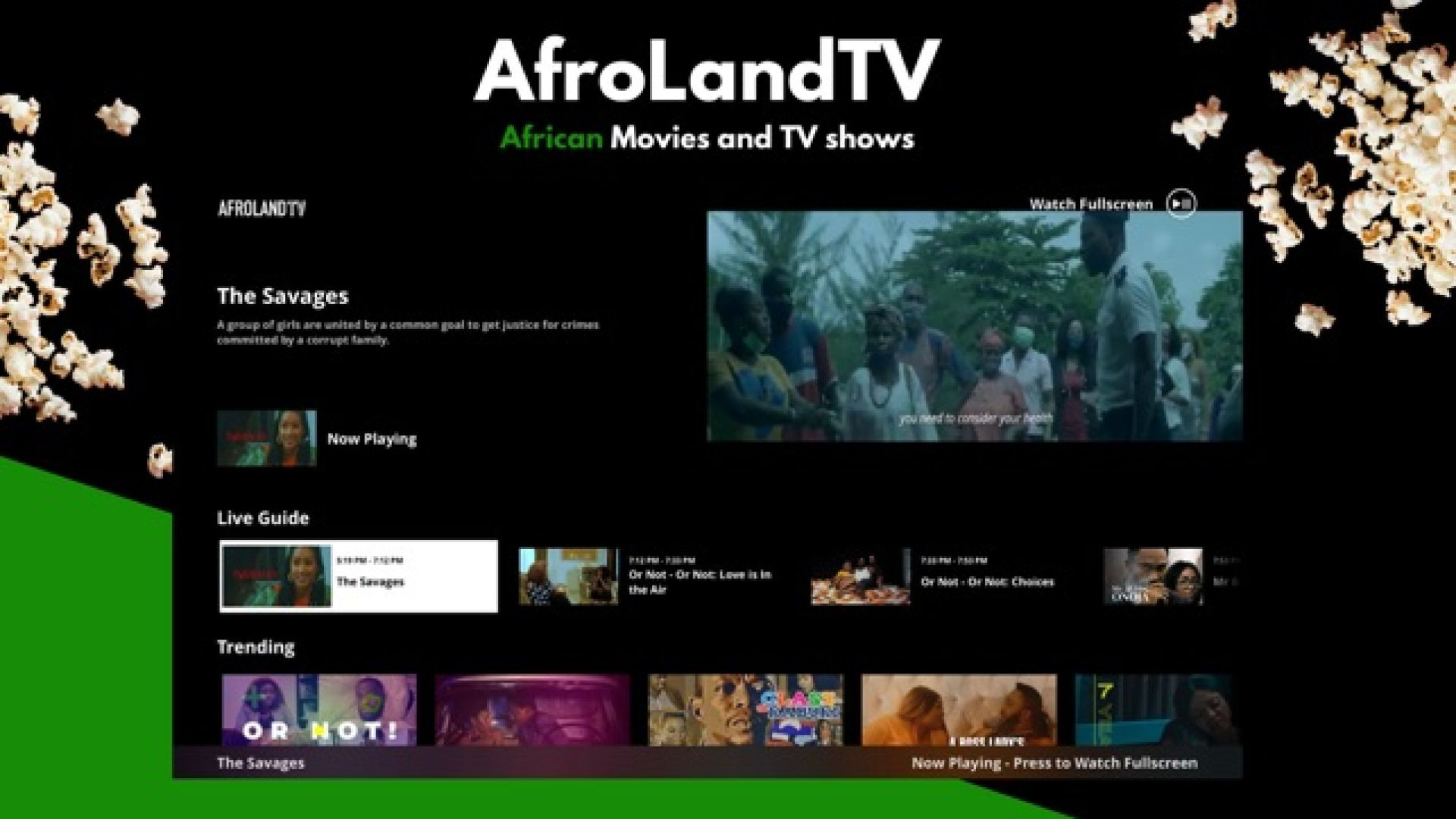 ⁣AfroLand TV Free Movies 24/7